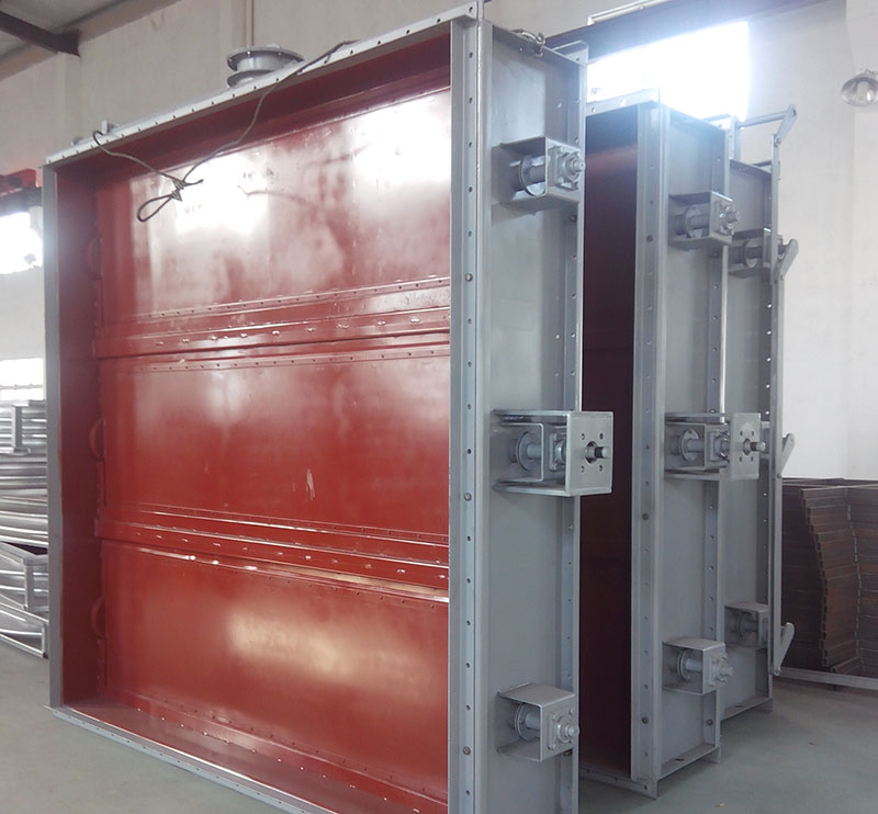 矩形雙密封電動矩形三軸風(fēng)門